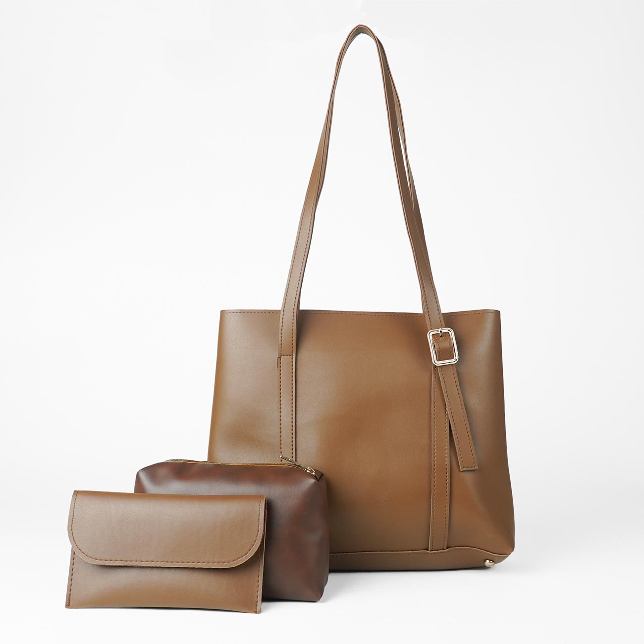 Ample set of 3 Bag Brown