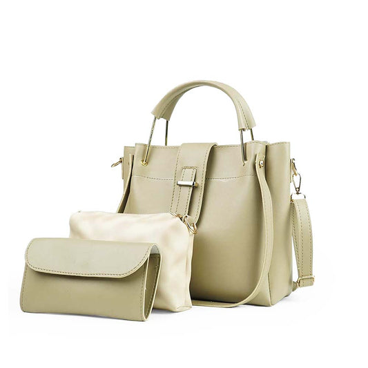 Set of 3 bags Beige