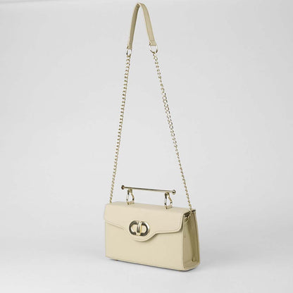 Elegant Box Bag (Beige)