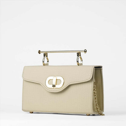 Elegant Box Bag (Beige)