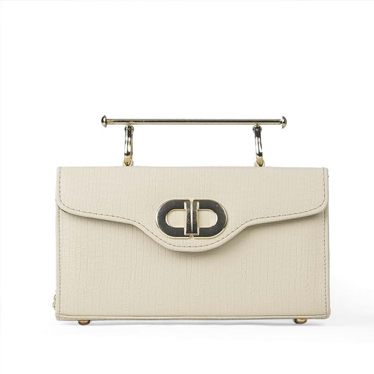 Elegant Box Bag (Beige)