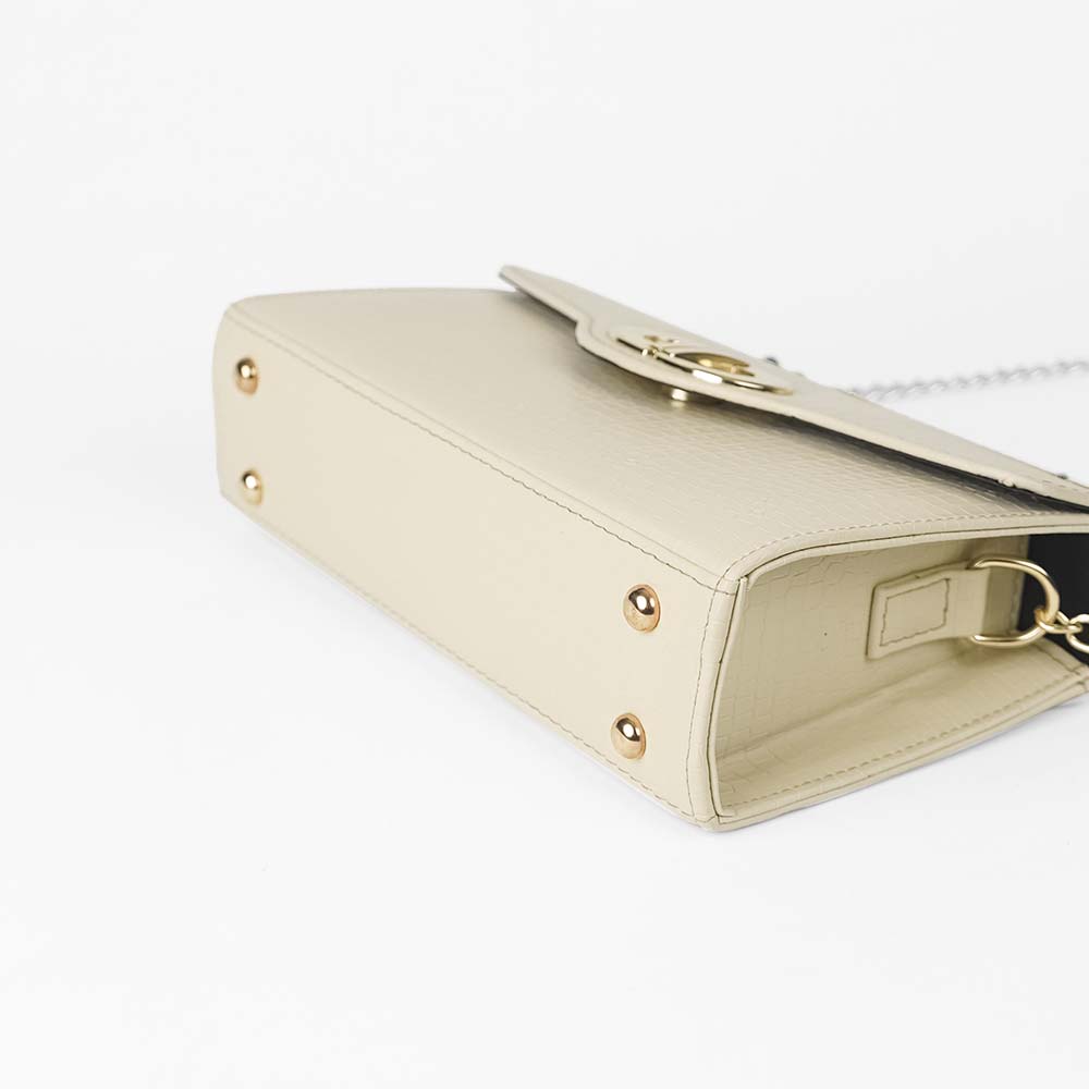 Elegant Box Bag (Beige)