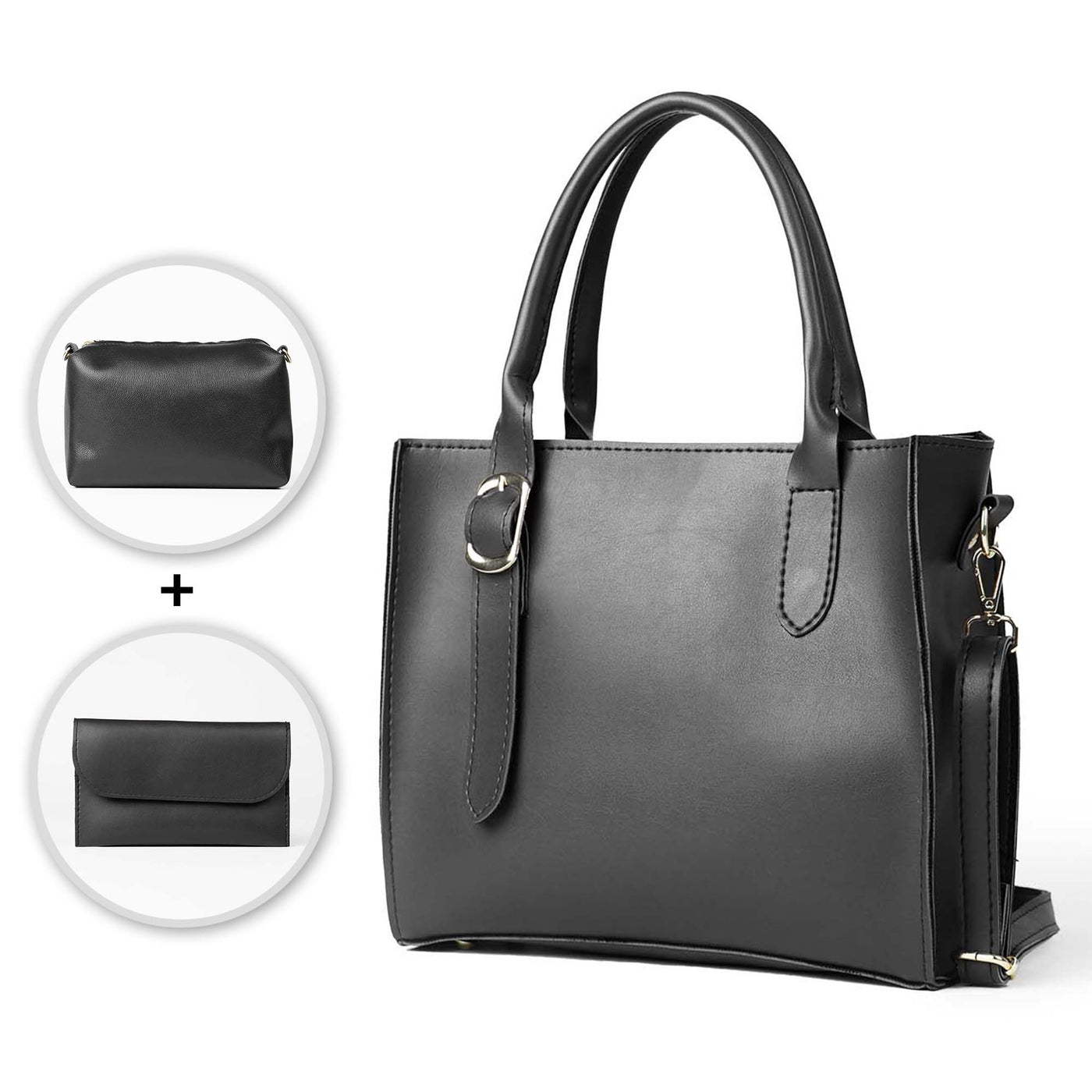 Posh set of 3 Bag black  (Special edition)