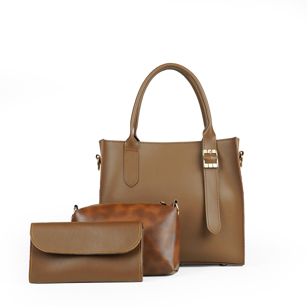 Posh set of 3 Bag brown  (Special edition)