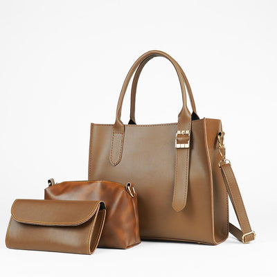 Posh set of 3 Bag brown  (Special edition)