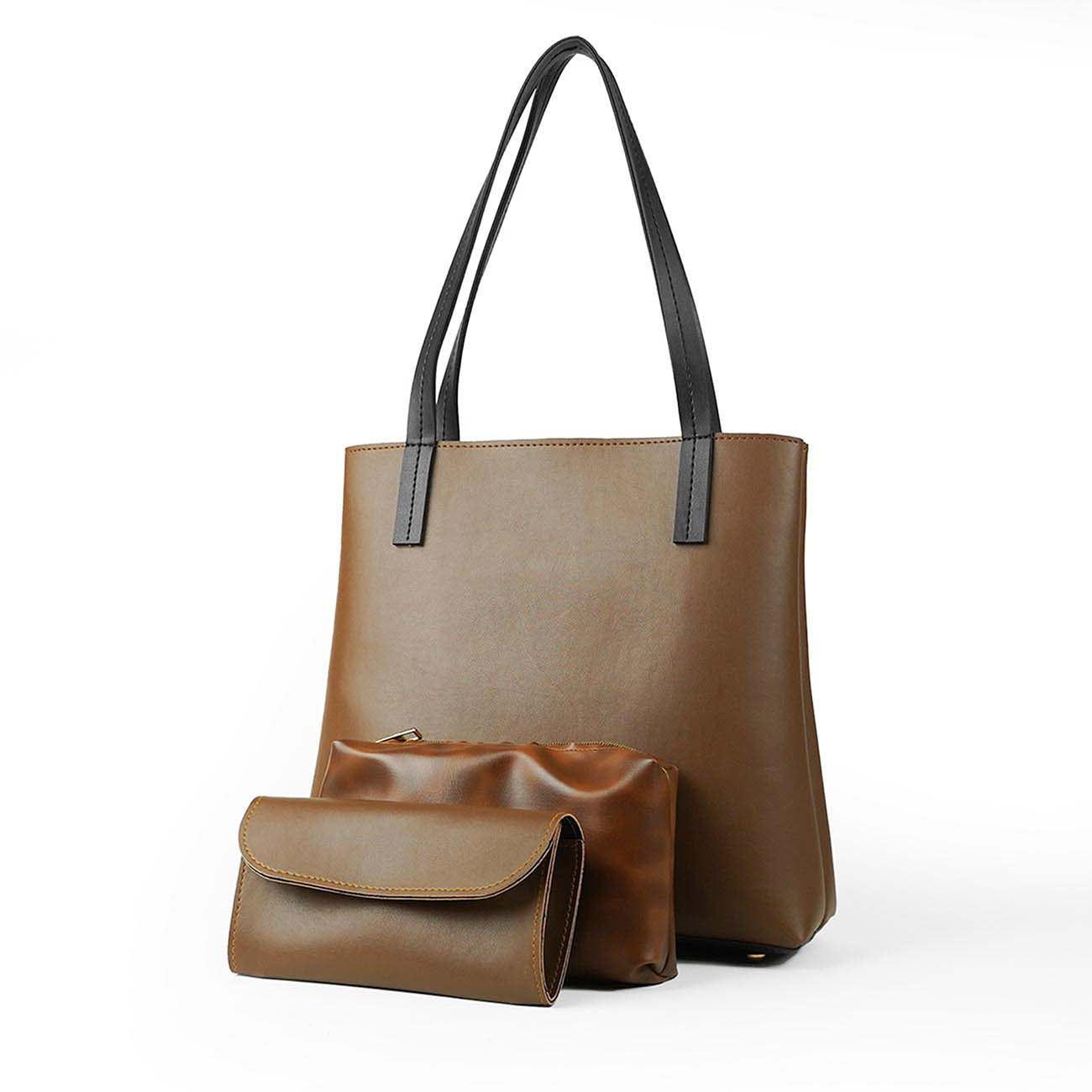 Falcon Suave Tote Bag set of 3 Brown