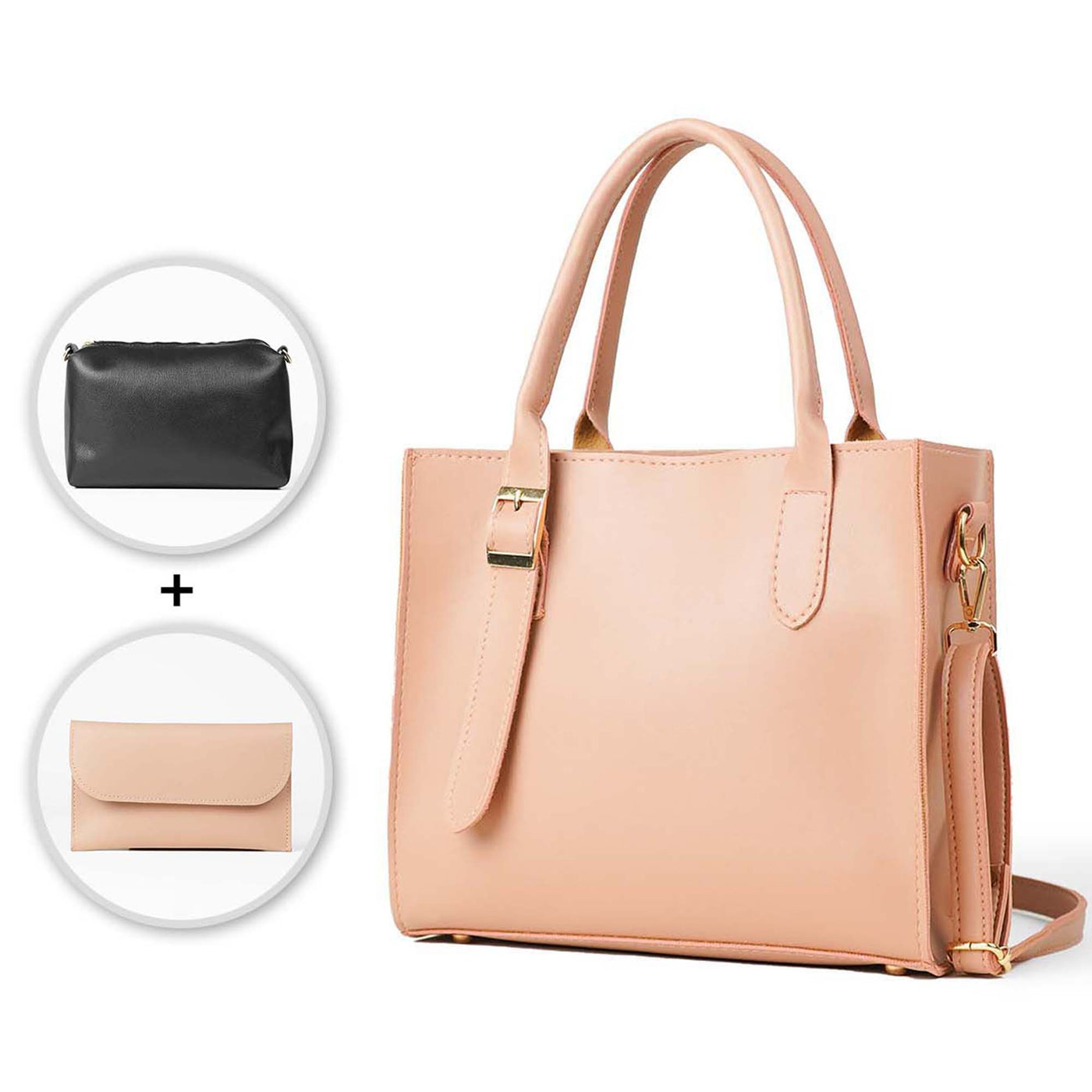 Posh set of 3 Bag peach  (Special edition)