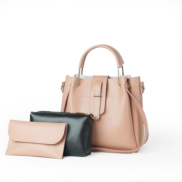 Set of 3 Bags Peach